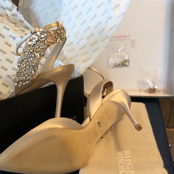 Badgley Mischka | Blanca Strappy Crystal
Stilettos | 8.5 - Picture 11 of 11